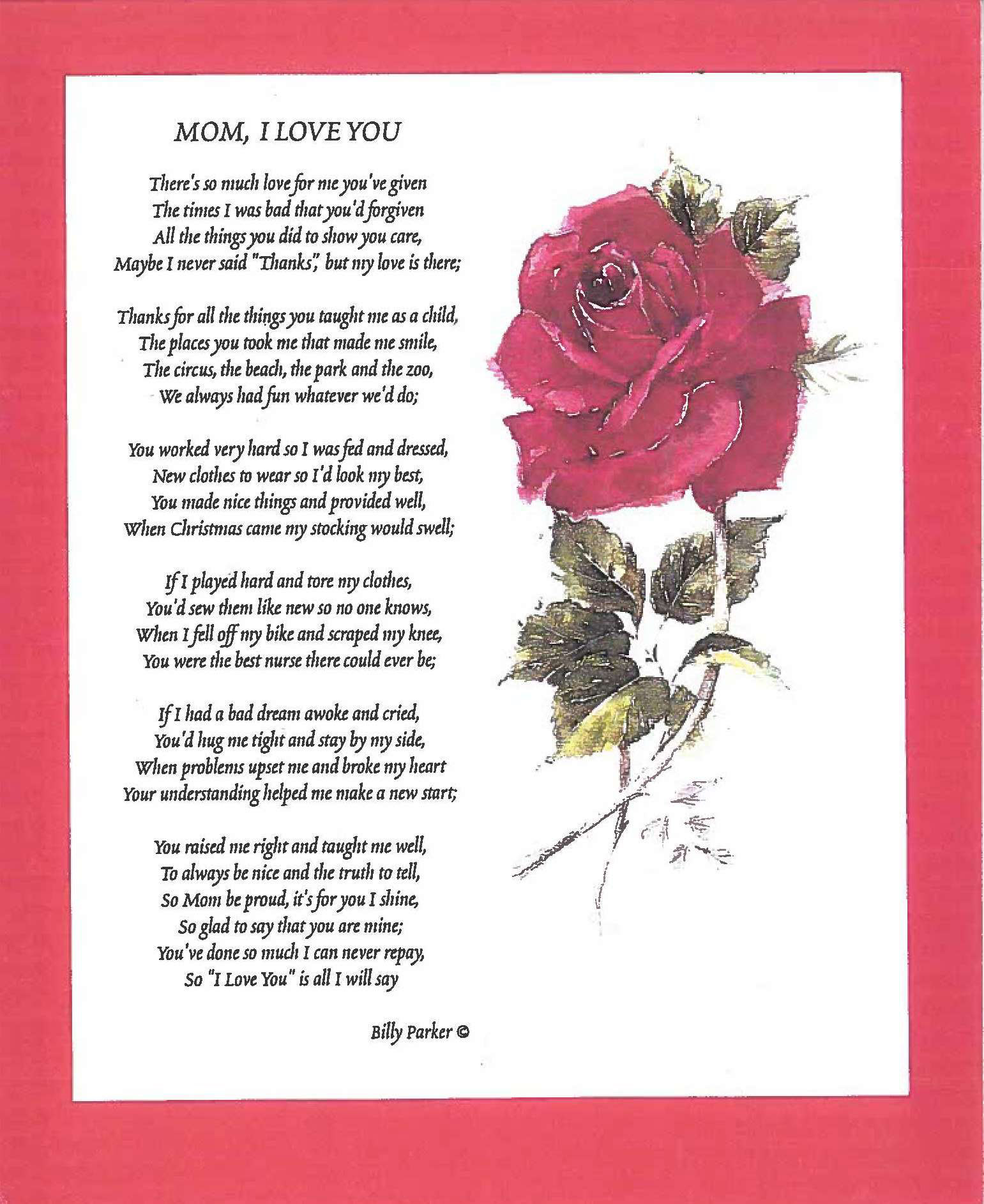if i were a flower poem