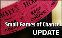 3.	House Votes in Support of Additional Changes to Small Games of Chance Act