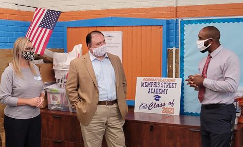 White Hosts Discussion with Charter School Administrators