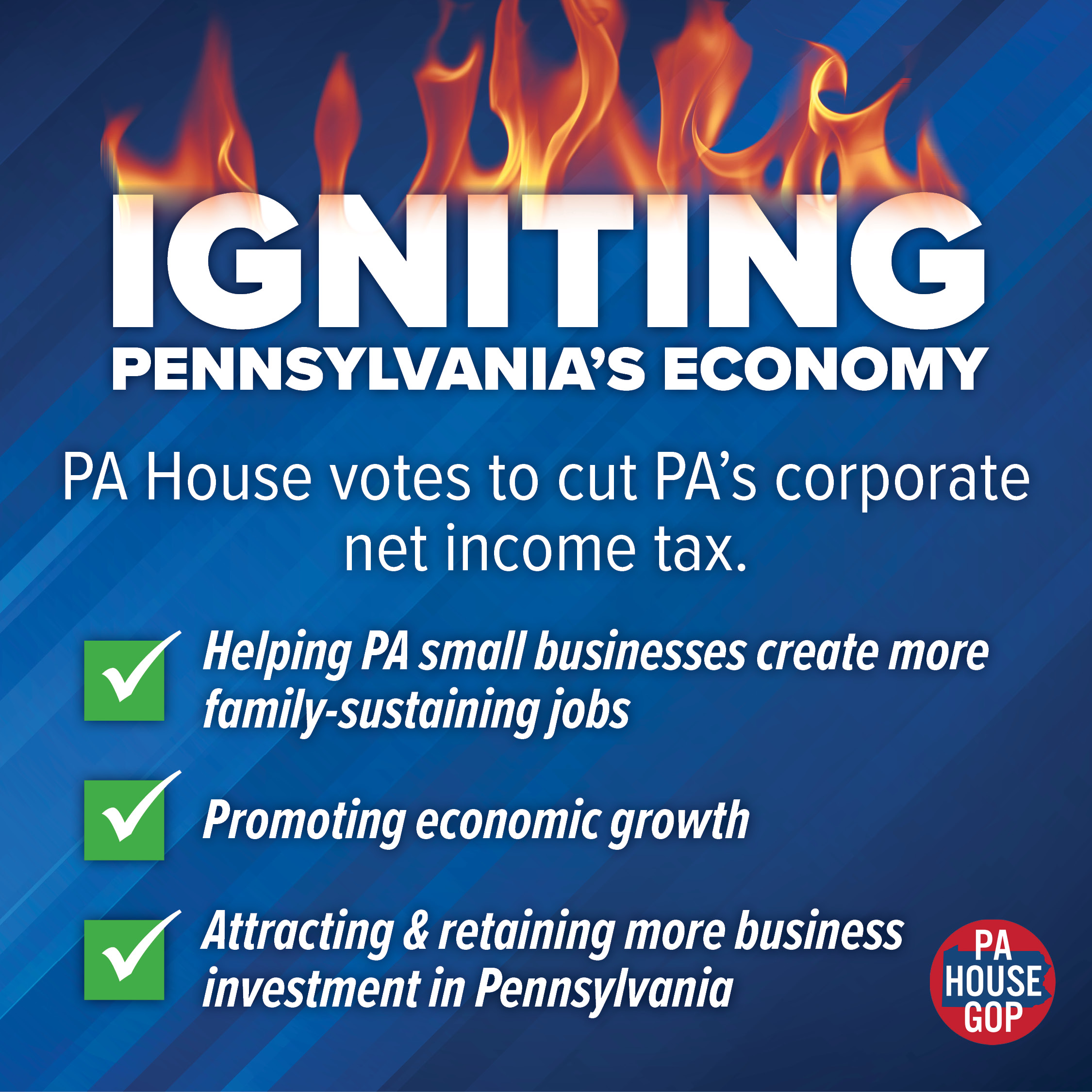 Pennsylvania House Passes Legislation to Help Make Pennsylvania the Envy of East, Benninghoff says