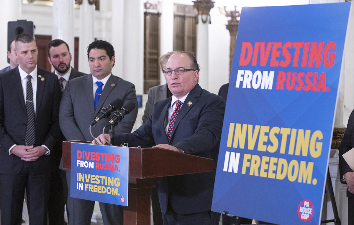 Pennsylvania House Republicans Outline Legislative Plans to Divest from Russia, Invest in Freedom
