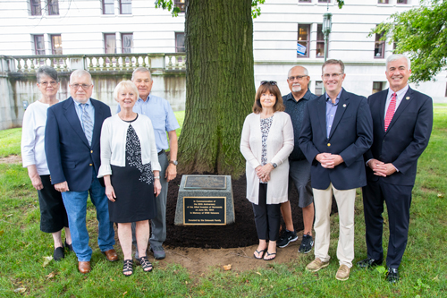 Barton Hosts Dedication of D-Day 80th Anniversary Plaque