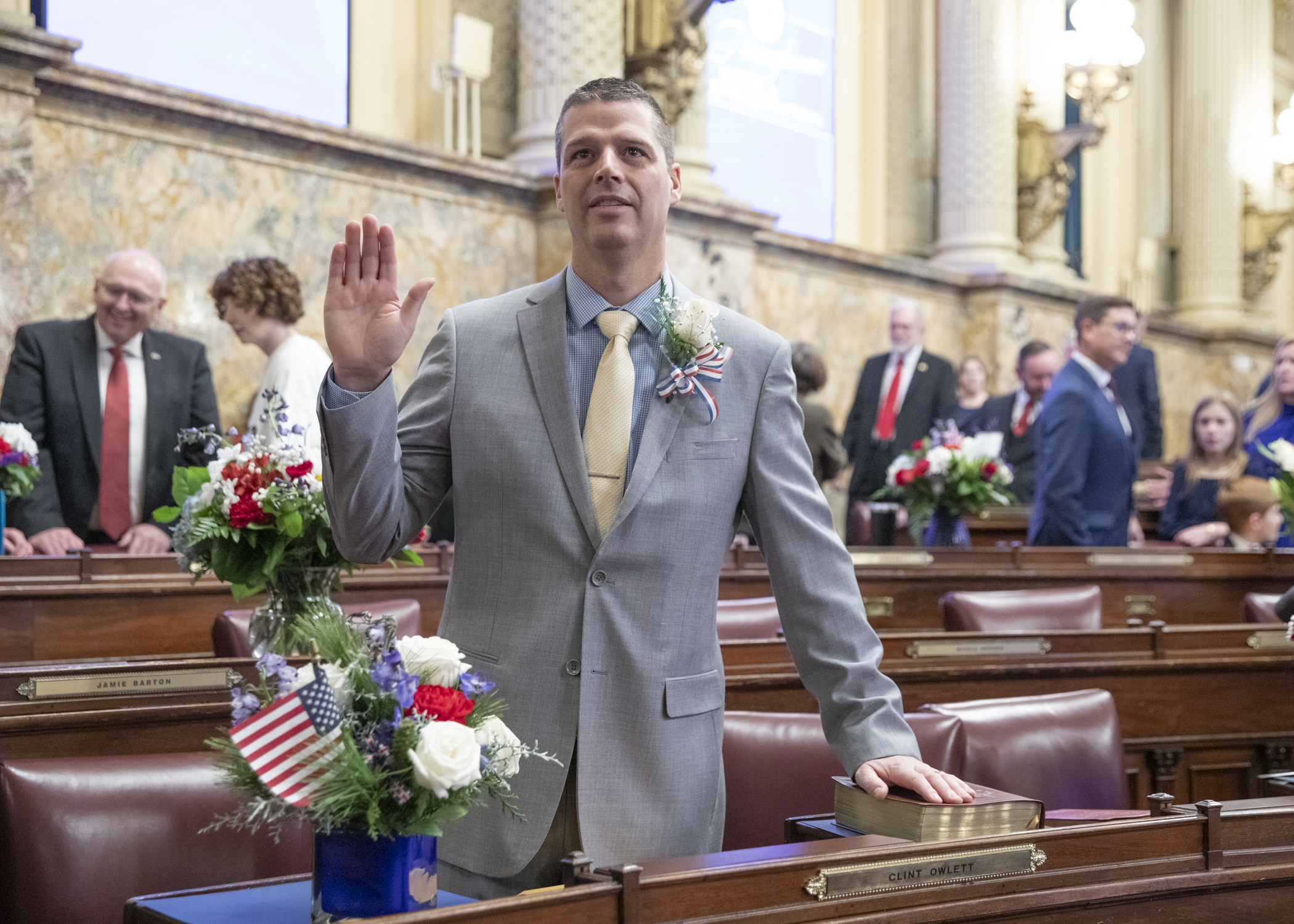 Owlett Sworn in to Represent Tioga County 